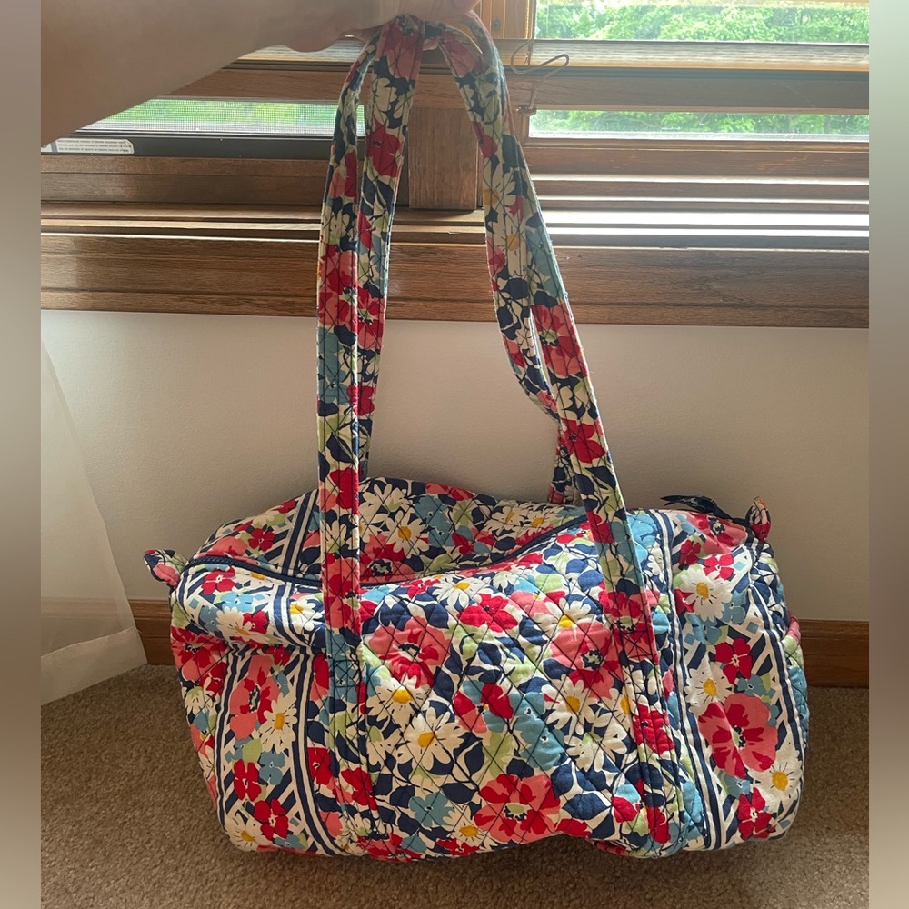Vera Bradley small duffel travel bag